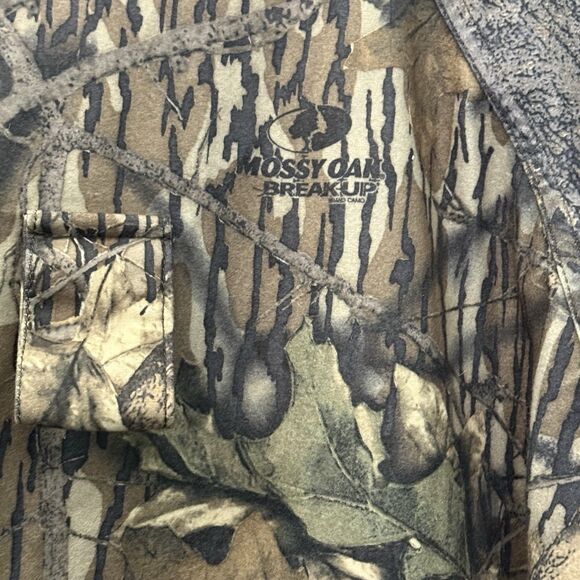 VTG Pro Hunter Camoflauge Mossy Oak Break Up Pattern 3 In 1 Coat Bomber Size L - Picture 3 of 9